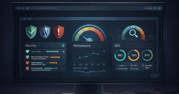 Audit technique d'un site WordPress : analyse sécurité, performance et SEO