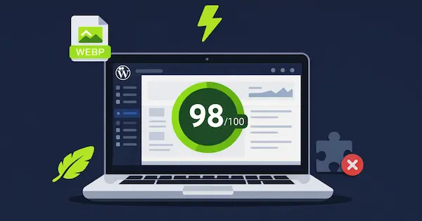 Optimisation vitesse WordPress : images, cache, plugins et thème sur mesure