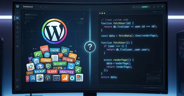 WordPress ou site sur mesure : comparaison pour PME