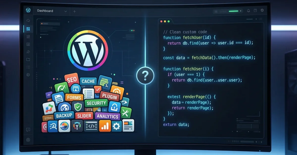 WordPress ou site sur mesure : comparaison pour PME